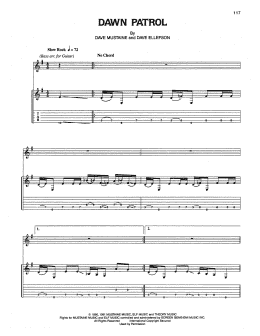 page one of Dawn Patrol (Guitar Tab)
