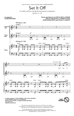 page one of Set It Off (SATB Choir)