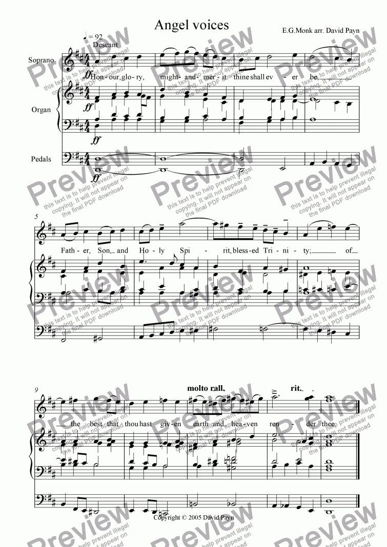 page one of Angel Voices