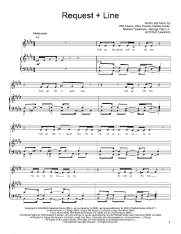 page one of Request + Line (Piano, Vocal & Guitar Chords (Right-Hand Melody))