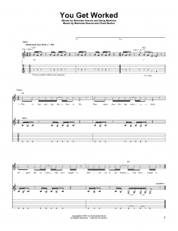 page one of You Get Worked (Guitar Tab)
