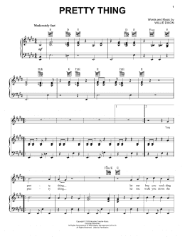 page one of Pretty Thing (Piano, Vocal & Guitar Chords (Right-Hand Melody))