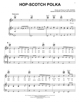 page one of Hop-scotch Polka (Piano, Vocal & Guitar Chords (Right-Hand Melody))