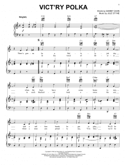 page one of Vict'ry Polka (Piano, Vocal & Guitar Chords (Right-Hand Melody))