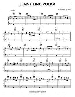 page one of Jenny Lind Polka (Piano Solo)