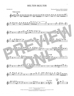 page one of Helter Skelter (Tenor Sax Solo)