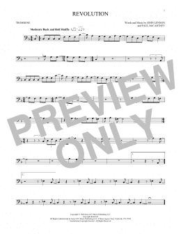 page one of Revolution (Trombone Solo)