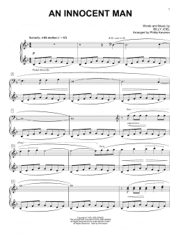 page one of An Innocent Man [Classical version] (arr. Phillip Keveren) (Piano Solo)