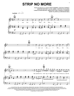 page one of Strip No More (Piano, Vocal & Guitar Chords (Right-Hand Melody))