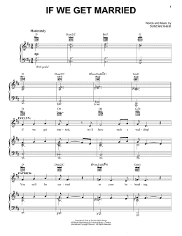 page one of If We Get Married (Piano, Vocal & Guitar Chords (Right-Hand Melody))