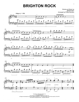 page one of Brighton Rock [Classical version] (arr. Phillip Keveren) (Piano Solo)