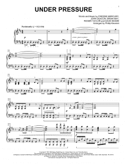 page one of Under Pressure [Classical version] (arr. Phillip Keveren) (Piano Solo)