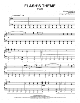 page one of Flash's Theme (Flash) [Classical version] (arr. Phillip Keveren) (Piano Solo)