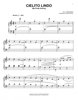 page one of Cielito Lindo (My Pretty Darling) [Classical version] (arr. Phillip Keveren) (Easy Piano)