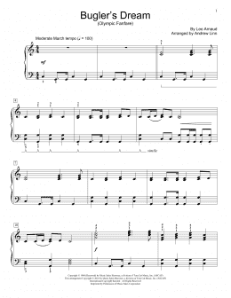 page one of Bugler's Dream (Olympic Fanfare) (Educational Piano)