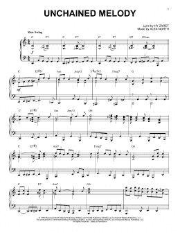 page one of Unchained Melody [Jazz version] (arr. Brent Edstrom) (Piano Solo)