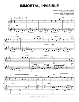 page one of Immortal, Invisible [Classical version] (arr. Phillip Keveren) (Easy Piano)
