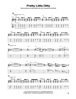 page one of Pretty Little Ditty (Guitar Tab)