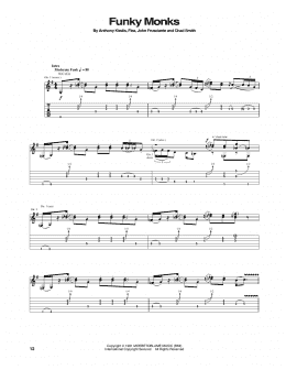 page one of Funky Monks (Guitar Tab)