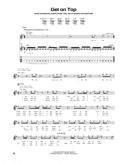page one of Get On Top (Guitar Tab)