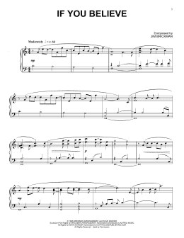page one of If You Believe (Piano Solo)