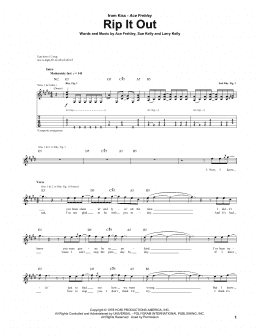 page one of Rip It Out (Guitar Tab)