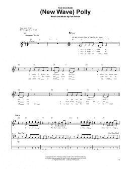 page one of (New Wave) Polly (Bass Guitar Tab)