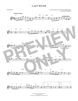 page one of Lazy River (Tenor Sax Solo)