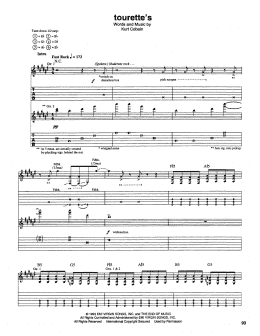 page one of Tourrets (Guitar Tab)