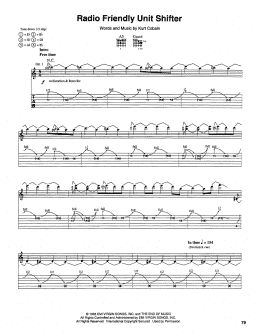 page one of Radio Friendly Unit Shifter (Guitar Tab)