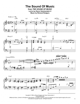 page one of The Sound Of Music (Piano Transcription)