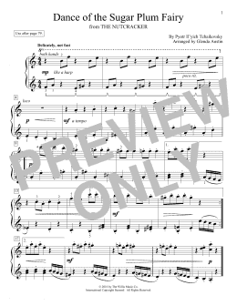 page one of Dance Of The Sugar Plum Fairy (arr. Glenda Austin) (Educational Piano)