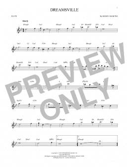 page one of Dreamsville (Flute Solo)