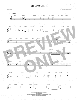 page one of Dreamsville (Trumpet Solo)