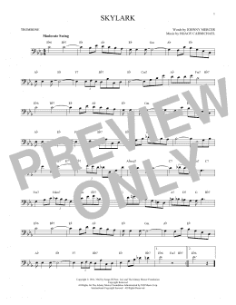 page one of Skylark (Trombone Solo)