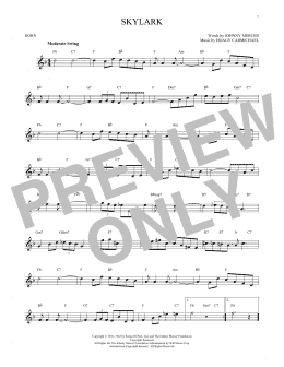 page one of Skylark (French Horn Solo)