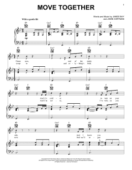 page one of Move Together (Piano, Vocal & Guitar Chords (Right-Hand Melody))