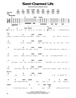 page one of Semi-Charmed Life (Guitar Lead Sheet)