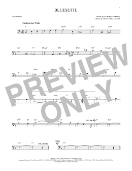 page one of Bluesette (Trombone Solo)