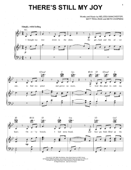 page one of There's Still My Joy (Piano, Vocal & Guitar Chords (Right-Hand Melody))