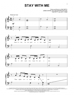 page one of Stay With Me (Beginning Piano Solo)