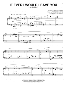 page one of If Ever I Would Leave You (arr. Phillip Keveren) (Piano Solo)