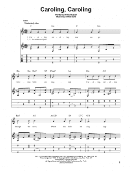 page one of Caroling, Caroling (Solo Guitar)