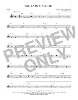 page one of Stella By Starlight (French Horn Solo)