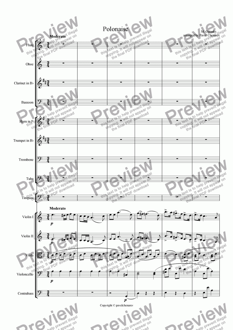 page one of Polonaise