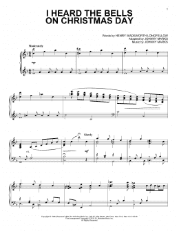 page one of I Heard The Bells On Christmas Day (Piano Solo)