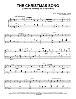page one of The Christmas Song (Chestnuts Roasting On An Open Fire) (Piano Solo)