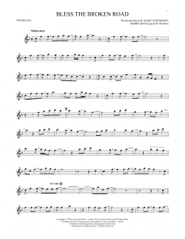 page one of Bless The Broken Road (Tenor Sax Solo)