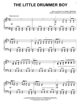 page one of The Little Drummer Boy (Piano Solo)