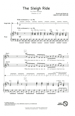 page one of The Sleigh Ride (2-Part Choir)